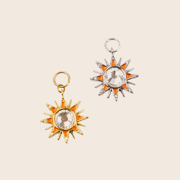 Apollo Enamel Sun Charm